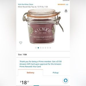 Set of 4 Kliner jars